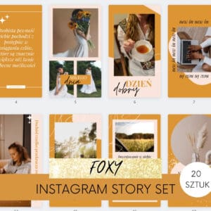 FOXY | Szablony Instagram Stories